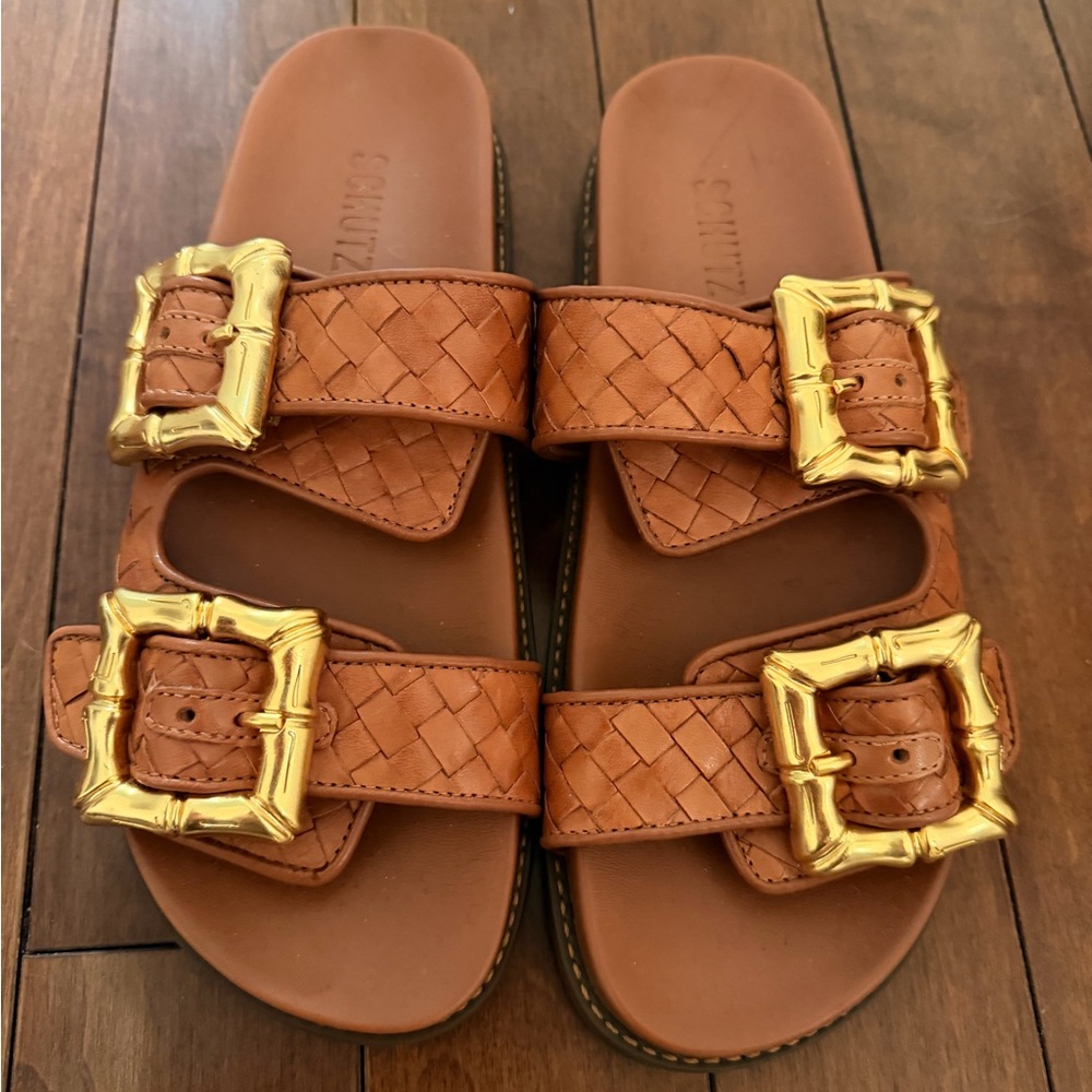 Shutz Woven Sandal